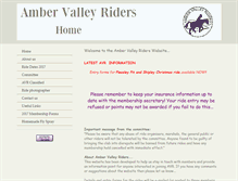 Tablet Screenshot of ambervalleyriders.co.uk